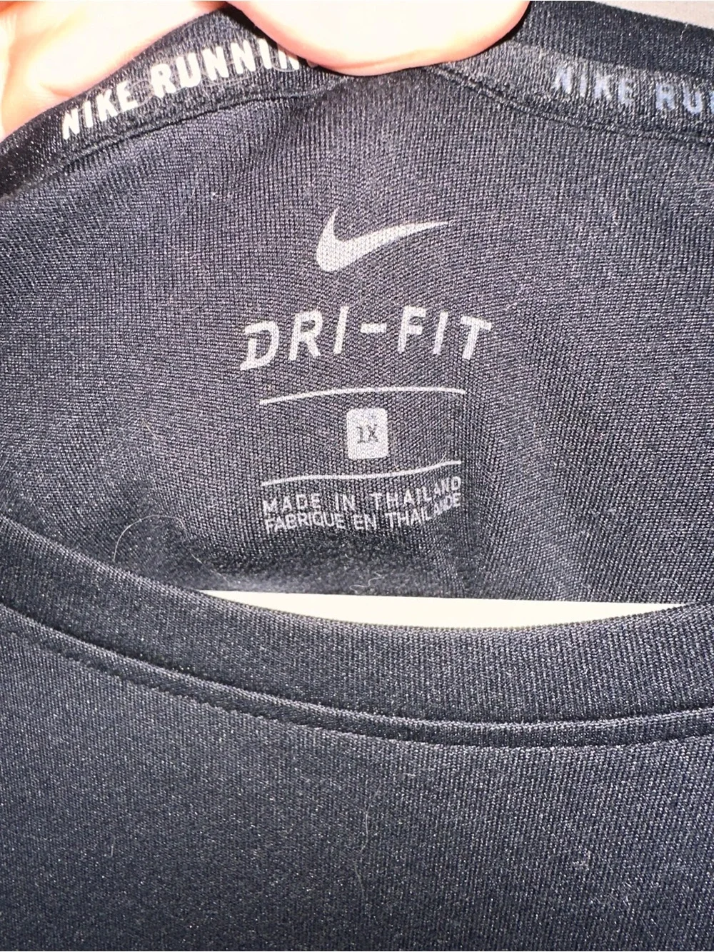 Nike Black Dri-FIT Long Sleeve Running Shirt
